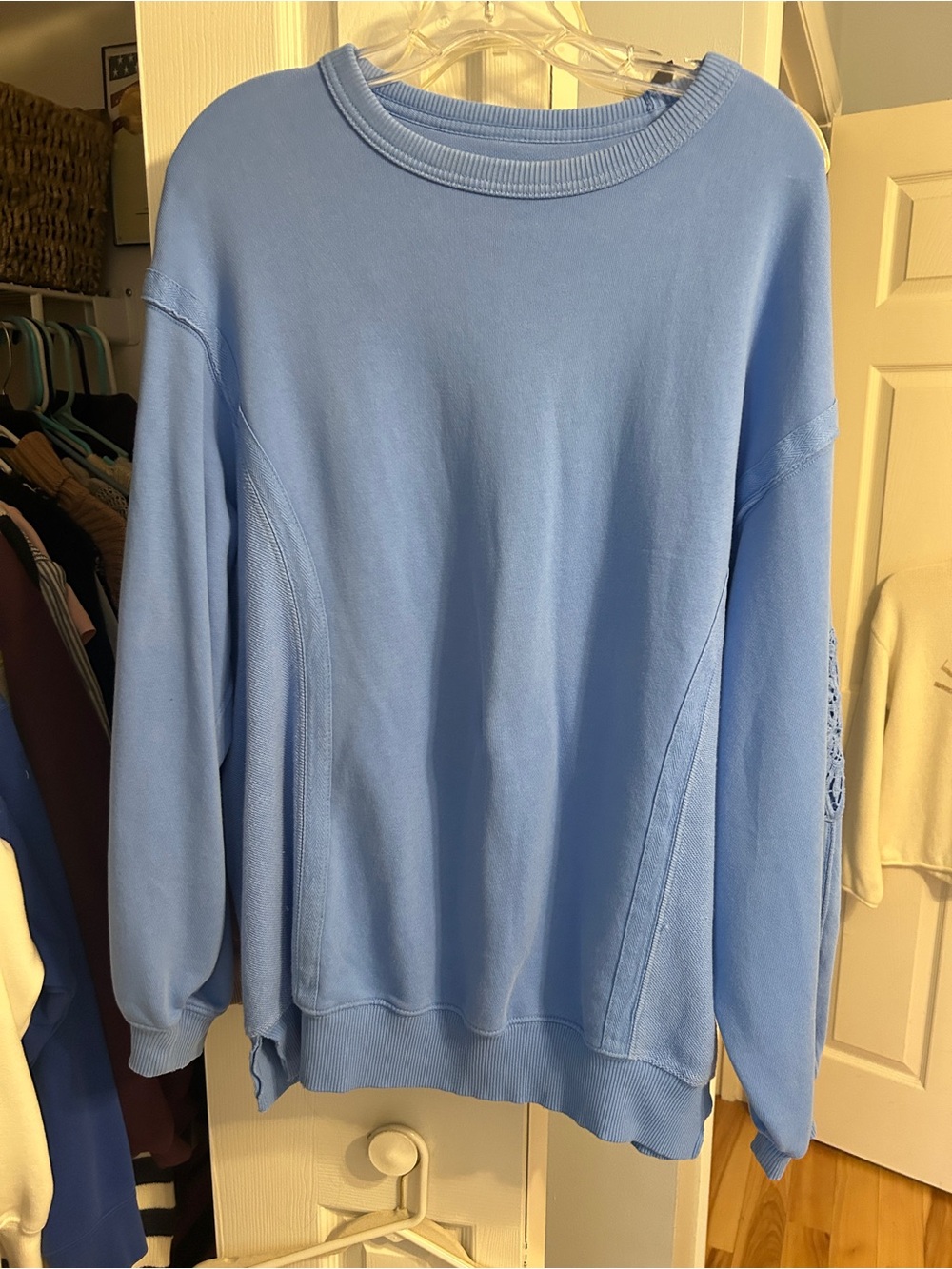 Aerie Blue Crewneck Sweatshirt